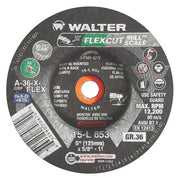 Walter FLEXCUT™ Mill Scale  Blending Disc 4-1/2" x 5/8"-11 GR:36 Spin-on 15L843