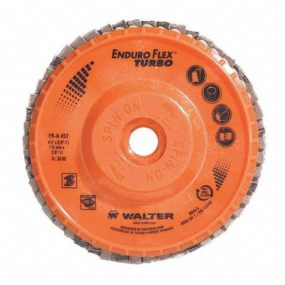 Walter ENDURO-FLEX Turbo™ Blending Disc 4-1/2" x 5/8"-11 GR:36/60 (06-A-452)